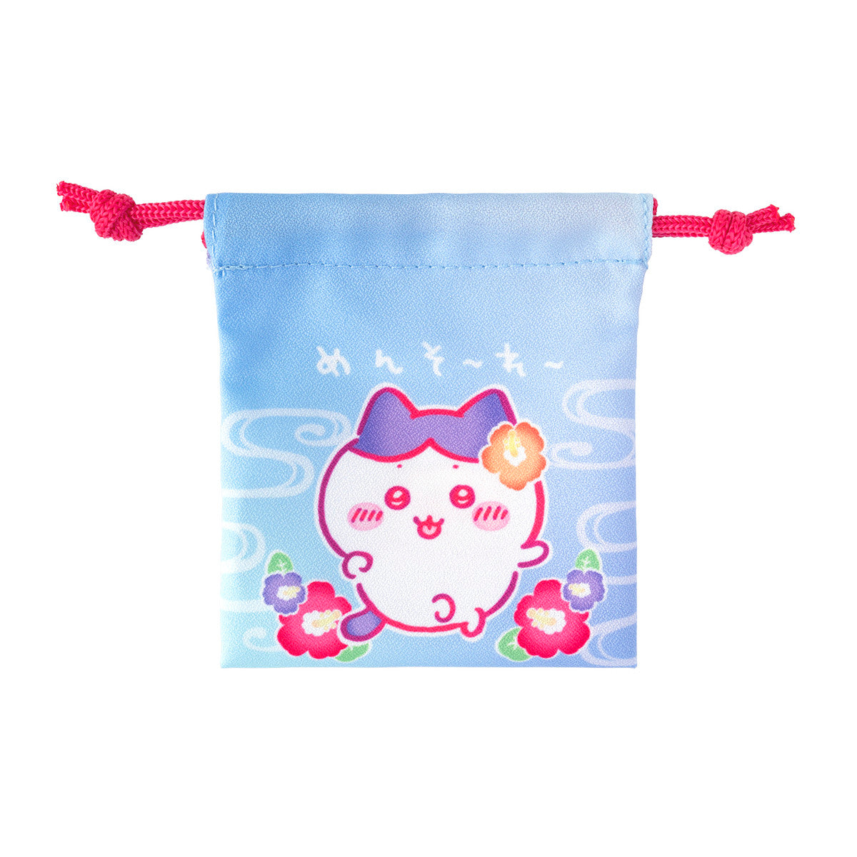 Chiikawa Shisa's Souvenir Shop Mini Drawstring Bag Set of 4 ("Menso-re")