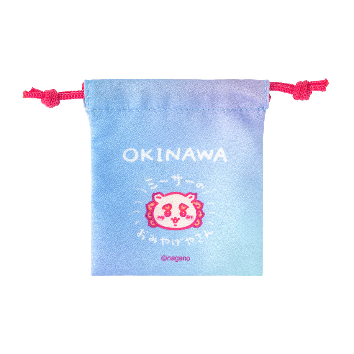 Chiikawa Shisa's Souvenir Shop Mini Drawstring Bag Set of 4 ("Menso-re")