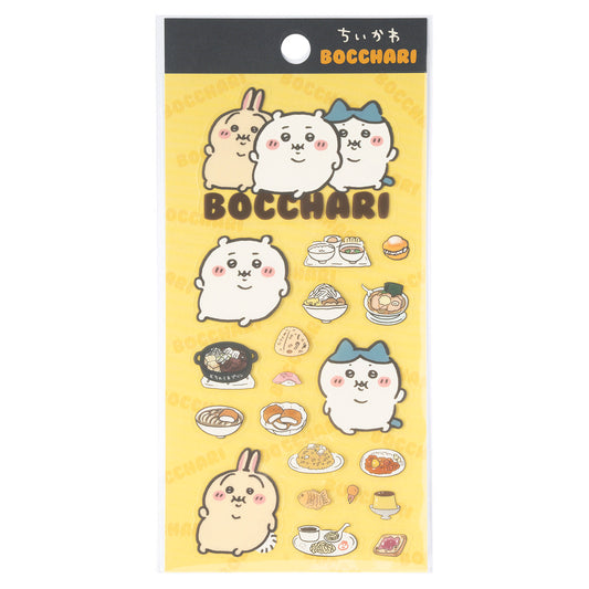 ちいかわ ぼっちゃりたべものクリアシール