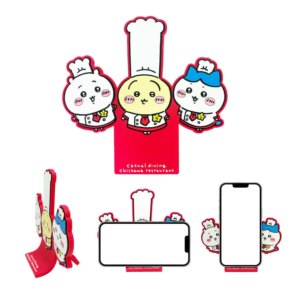 Chiikawa Restaurant Rubber Smartphone Stand