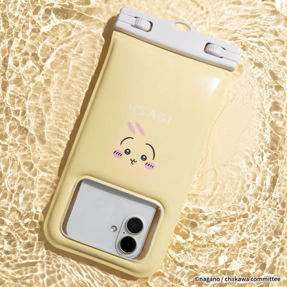 ちいかわ DIVAID フローティング防水ケース ショルダーストラップ付き（うさぎ・フェイス）