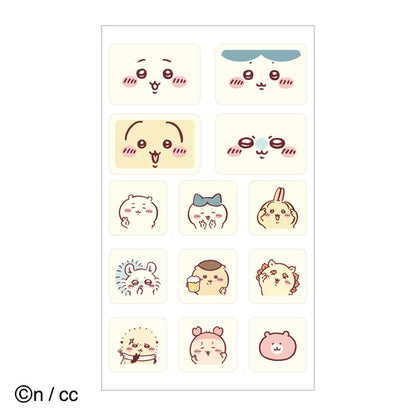 치이카와 먹을 수 있는 스티커 (천연 색소)