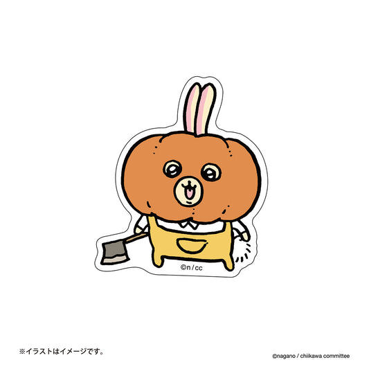 Chiikawa Clear Stickers (Pumpkin Usagi)