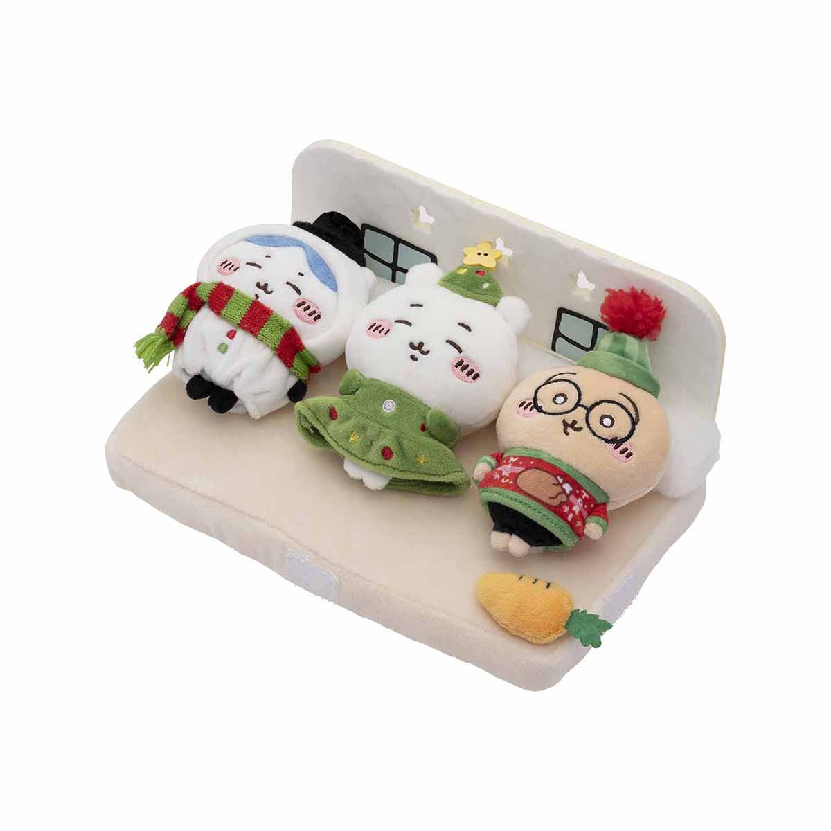 【予約】ちいかわ ハッピーホリデーなおやすみベッドと繋がるマスコットセット【2024年4月下旬より順次発送予定（発送延期の場合もキャンセル不可）】【通常商品と同時購入・配送希望日指定不可】【キャンペーン対象外】