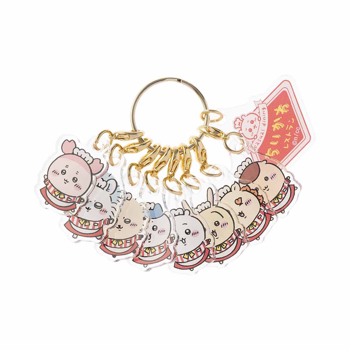 ちいかわ ちいかわレストラン ホールスタッフ集合！なアクリルチャーム