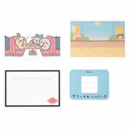 ちいかわ ちいかわレストラン レイヤーアクリルスタンド（なんかむちゃくちゃおいしいね。）