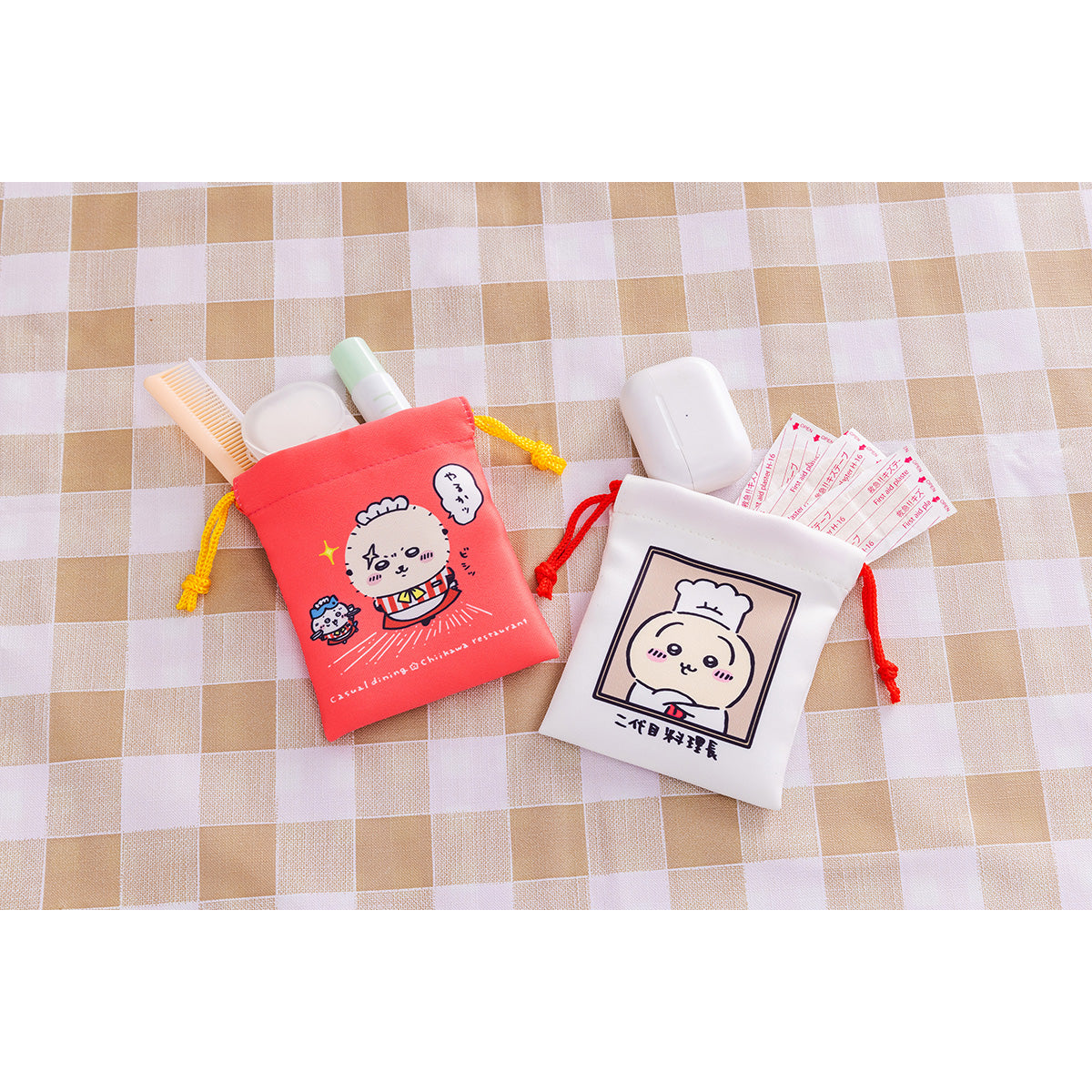 吉伊卡哇 吉伊卡哇餐廳 2個組迷你束口袋（我要做）