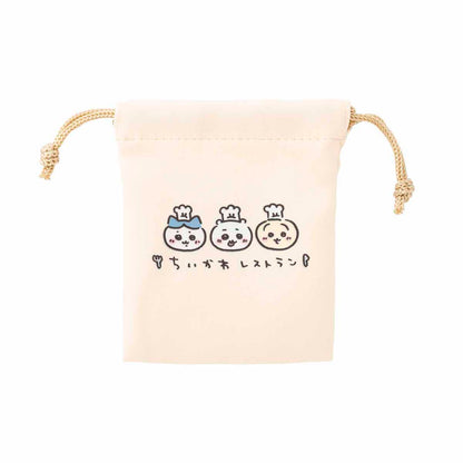 Chiikawa Chiikawa Restaurant 2-Piece Mini Drawstring Bag Set (Long Hat)