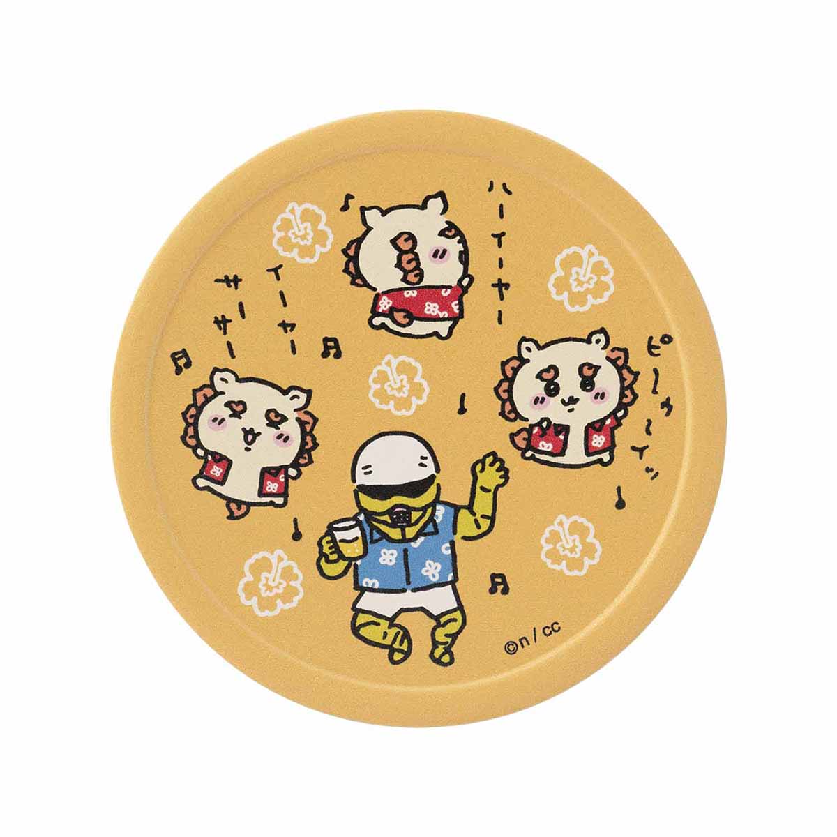 ちいかわ シーサー祭り！！！ 美濃焼吸水コースター（ピ～ゥ～イッ）