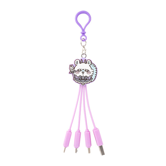 치이카와 매지컬 치이카와 멀티 스마트폰 충전 케이블 (모몽가)