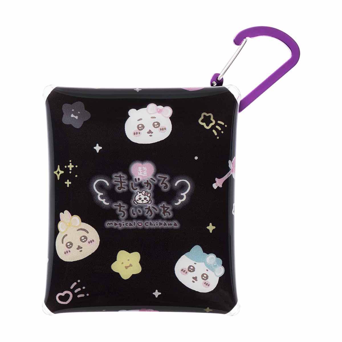 Chiikawa Magical Chiikawa Clear Pouch with Carabiner (Tiny Face)