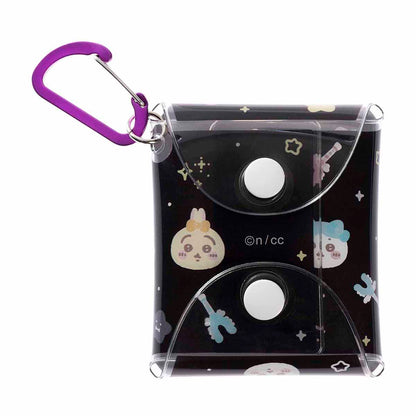Chiikawa Magical Chiikawa Clear Pouch with Carabiner (Tiny Face)