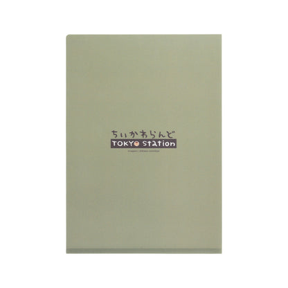 ちいかわ 東京みやげ クリアファイル（窓からくりまんじゅう）