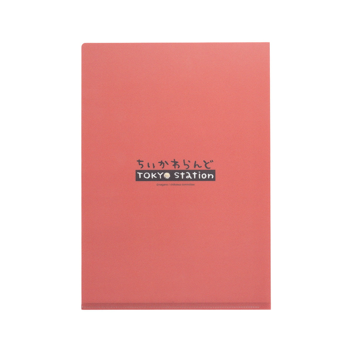 치이카와 도쿄 기념품 클리어 파일 (창문에서 랏코)