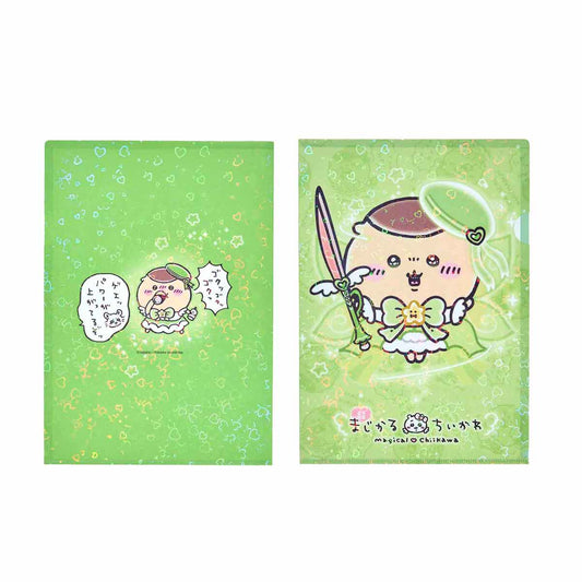 吉伊卡哇 超魔法吉伊卡哇 全息透明文件夾（栗子饅頭）