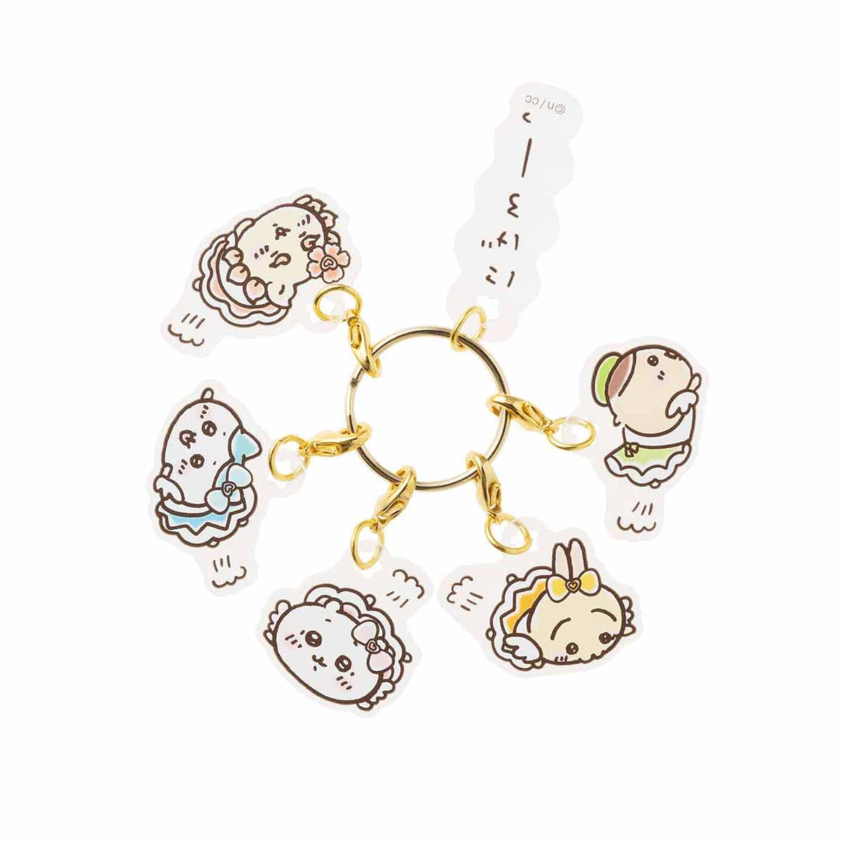 Chiikawa Super Magical Chiikawa Run Away! 5-Piece Acrylic Charm Set