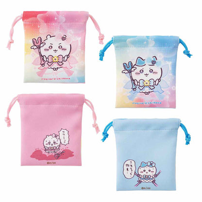 Chiikawa Super Magical Chiikawa 2-Piece Mini Drawstring Bags (Chiikawa & Hachiware)