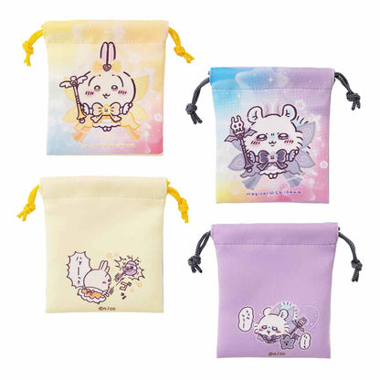 Chiikawa Super Magical Chiikawa 2-Piece Mini Drawstring Bags (Usagi & Momonga)