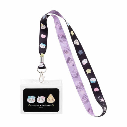 Chiikawa Super Magical Chiikawa Neck Strap (Black)