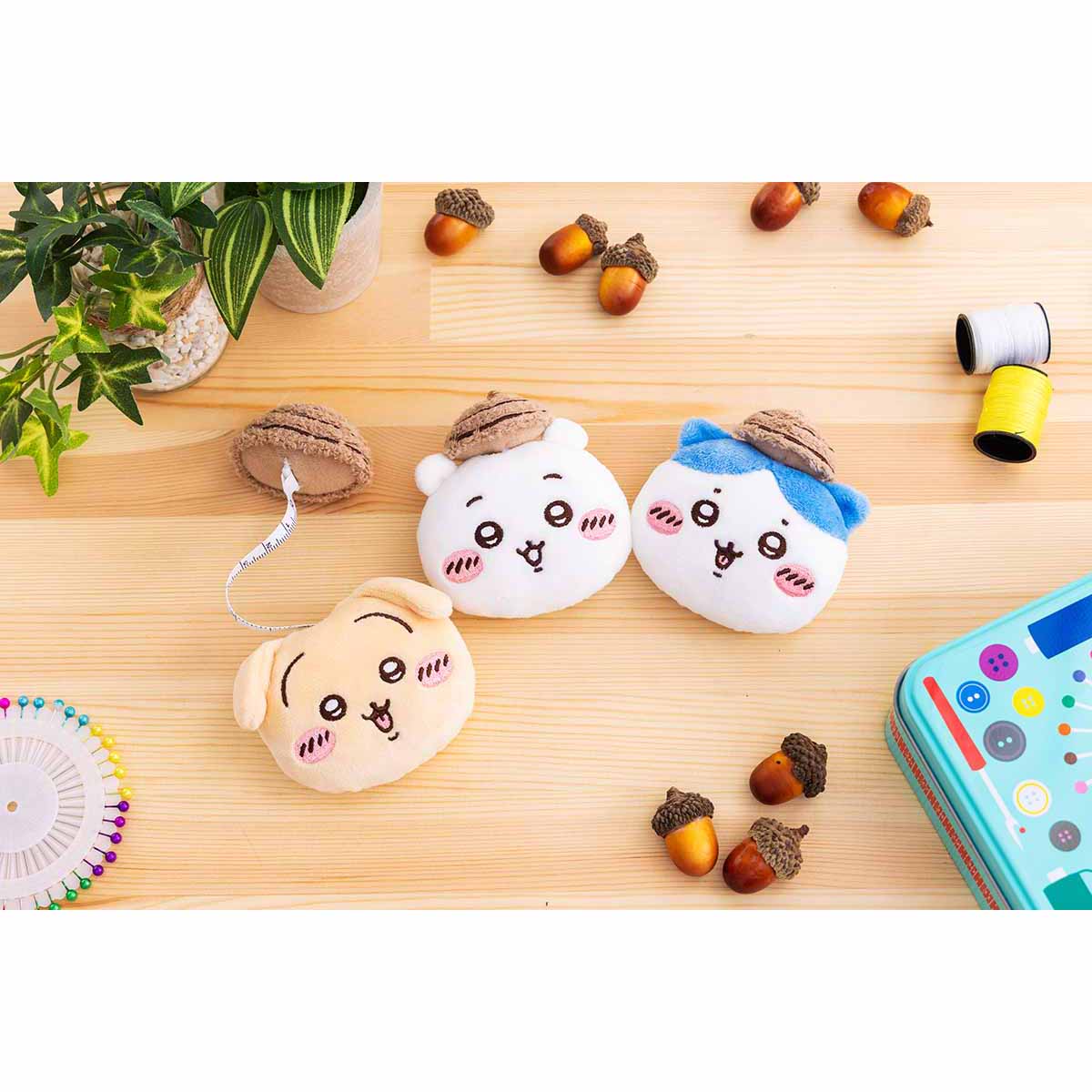 ちいかわ ぬいぐるみおかおメジャー（どんぐりうさぎ）