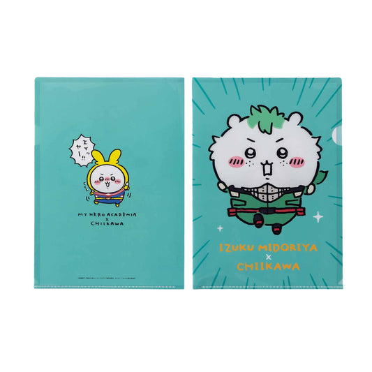 나의 히어로 아카데ミ아 × 치이카와 A4 클리어 파일 (미도리야 이즈쿠 × 치이카와)