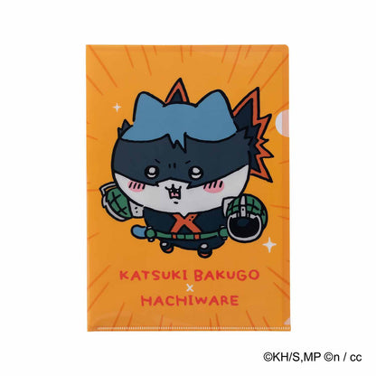 僕のヒーローアカデミア×ちいかわ A4クリアファイル（爆豪勝己×ハチワレ）