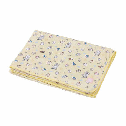 ちいかわ あったか大きめ毛布ブランケット（パステルイエロー）