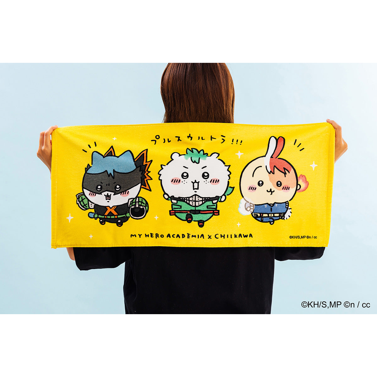 My Hero Academia × Chiikawa Face Towel (Plus Ultra!!!)