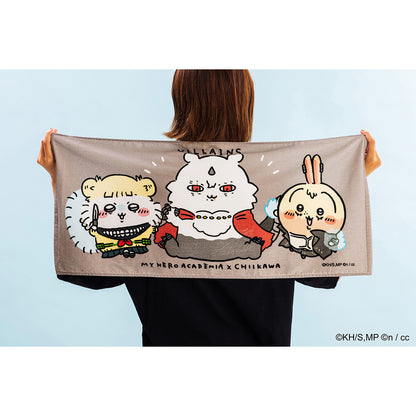 My Hero Academia × Chiikawa Face Towel (Villains)