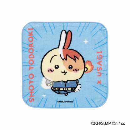 吉伊卡哇 × 我的英雄學院 手帕（轟焦凍 × 兔子）