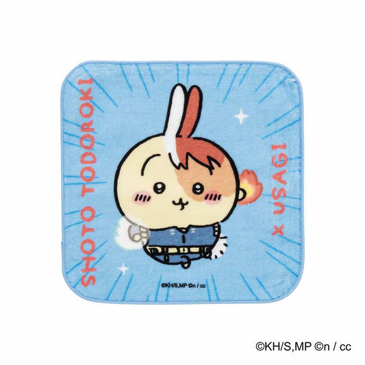 吉伊卡哇 × 我的英雄學院 手帕（轟焦凍 × 兔子）