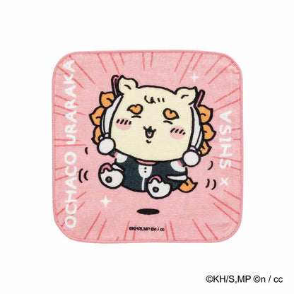 吉伊卡哇 × 我的英雄學院 手帕（麗日禦茶子 × 風獅爺）