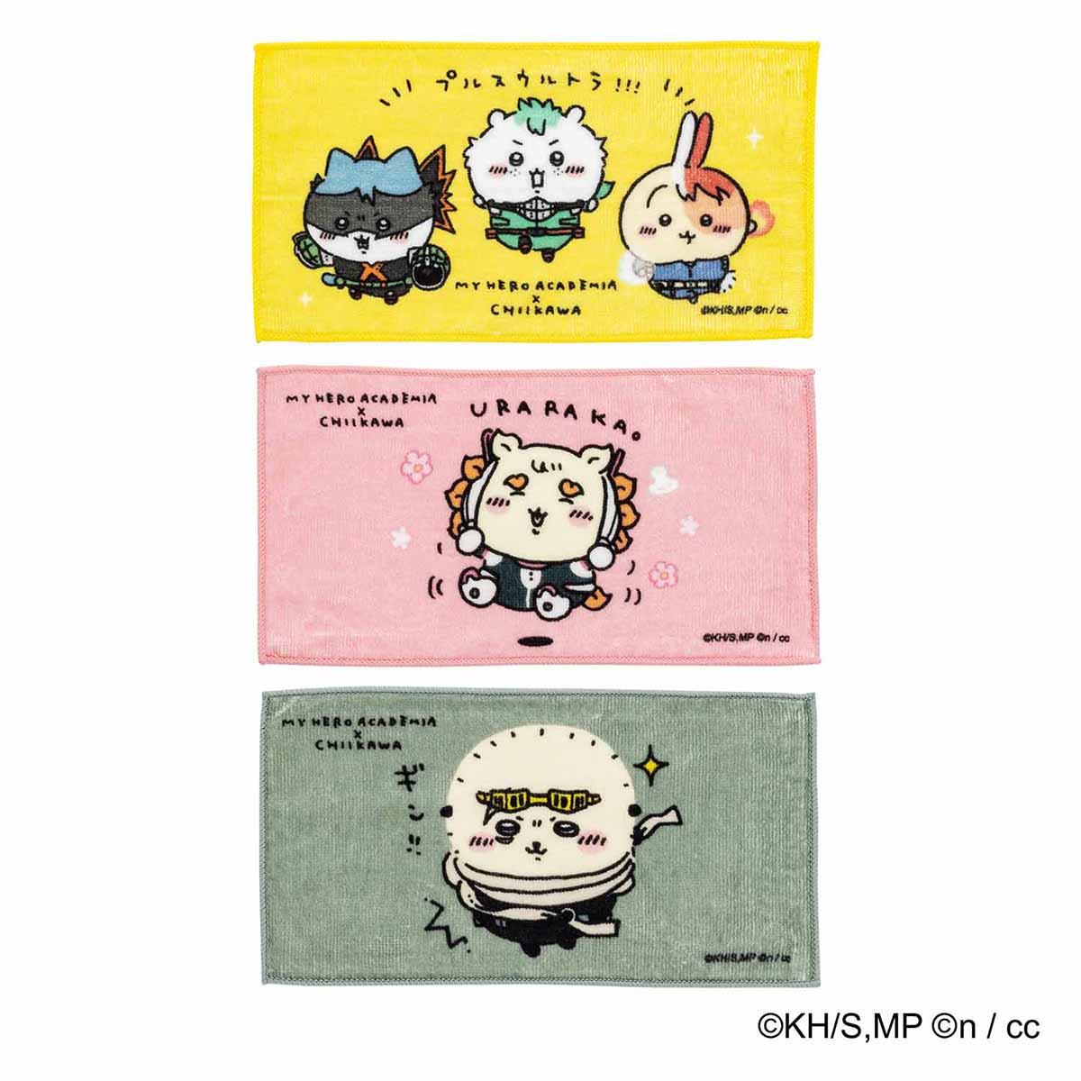 My Hero Academia × Chiikawa 3-Piece Set Towel (Plus Ultra!!!)