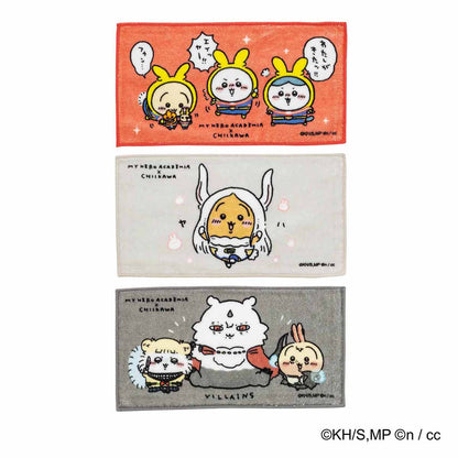 我的英雄学院×吉伊卡哇 三枚套装毛巾（敌人＜反派＞）