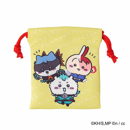 My Hero Academia × Chiikawa Mini Drawstring Pouch Set (Plus Ultra!!! / Villains)
