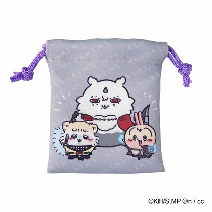 My Hero Academia × Chiikawa Mini Drawstring Pouch Set (Plus Ultra!!! / Villains)