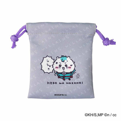 My Hero Academia × Chiikawa Mini Drawstring Pouch Set (Plus Ultra!!! / Villains)