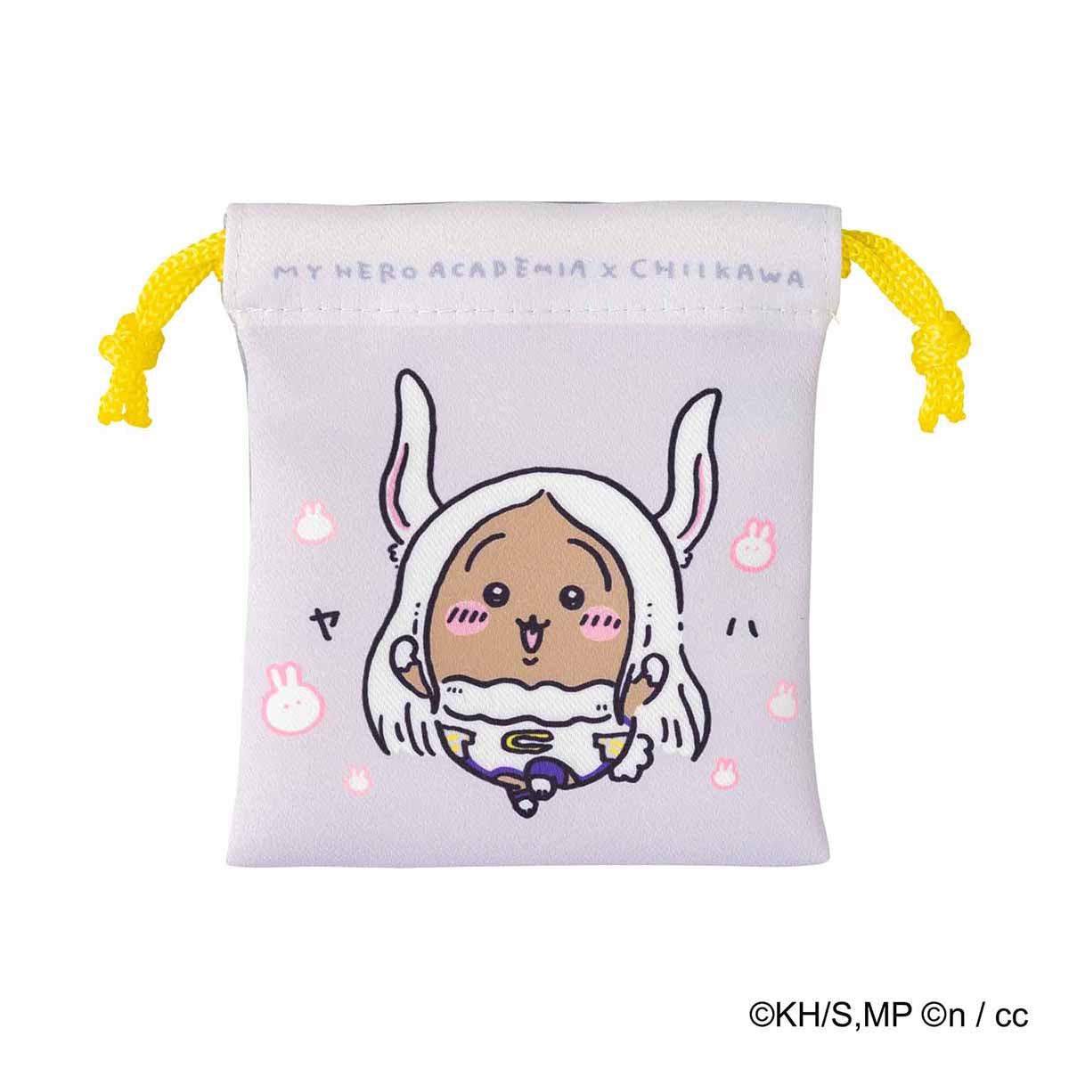 My Hero Academia × Chiikawa Mini Drawstring Pouch Set (8:2 Boy / Mirko × Usagi)