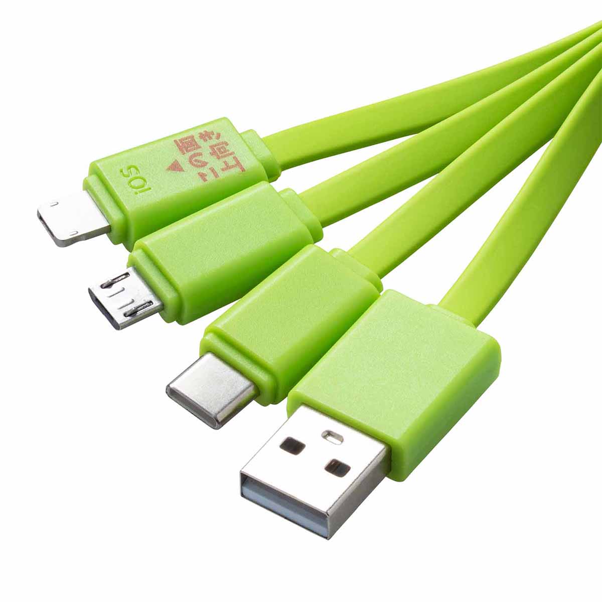 ちいかわ おかおマルチ充電ケーブル（くりまんじゅう）