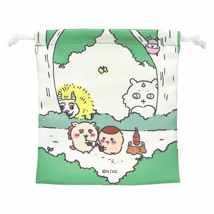 吉伊卡哇 出游好开心！大小适中的抽绳袋（天天出游！！）