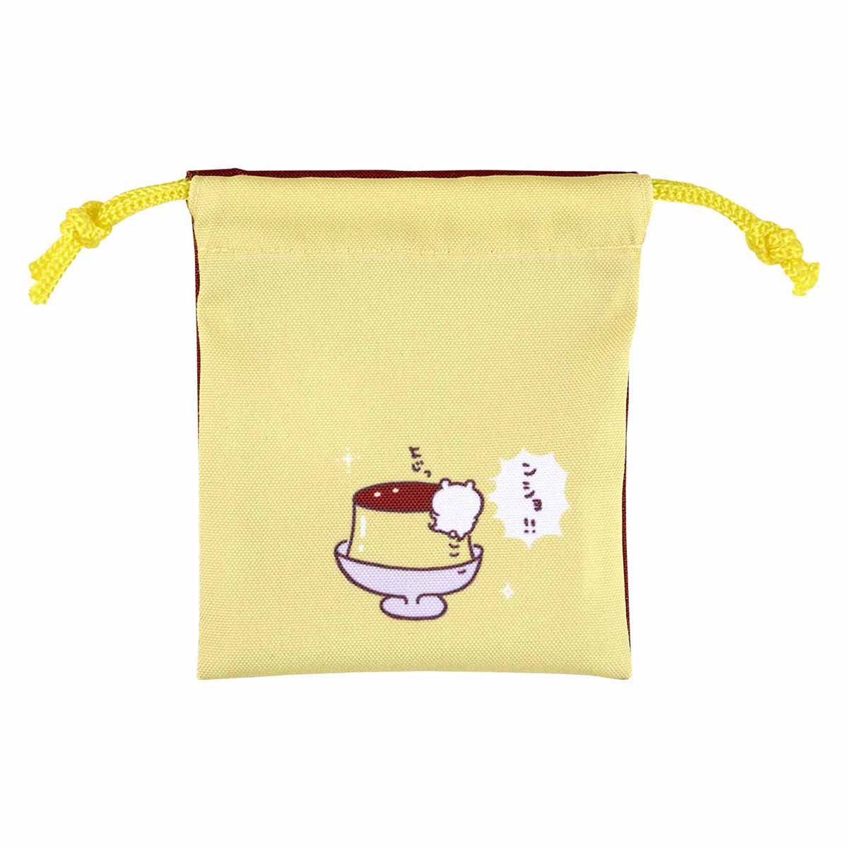 Chiikawa Excited to Go Out! Convenient 2-Piece Mini Drawstring Bag Set (Chiikawa & Momonga)