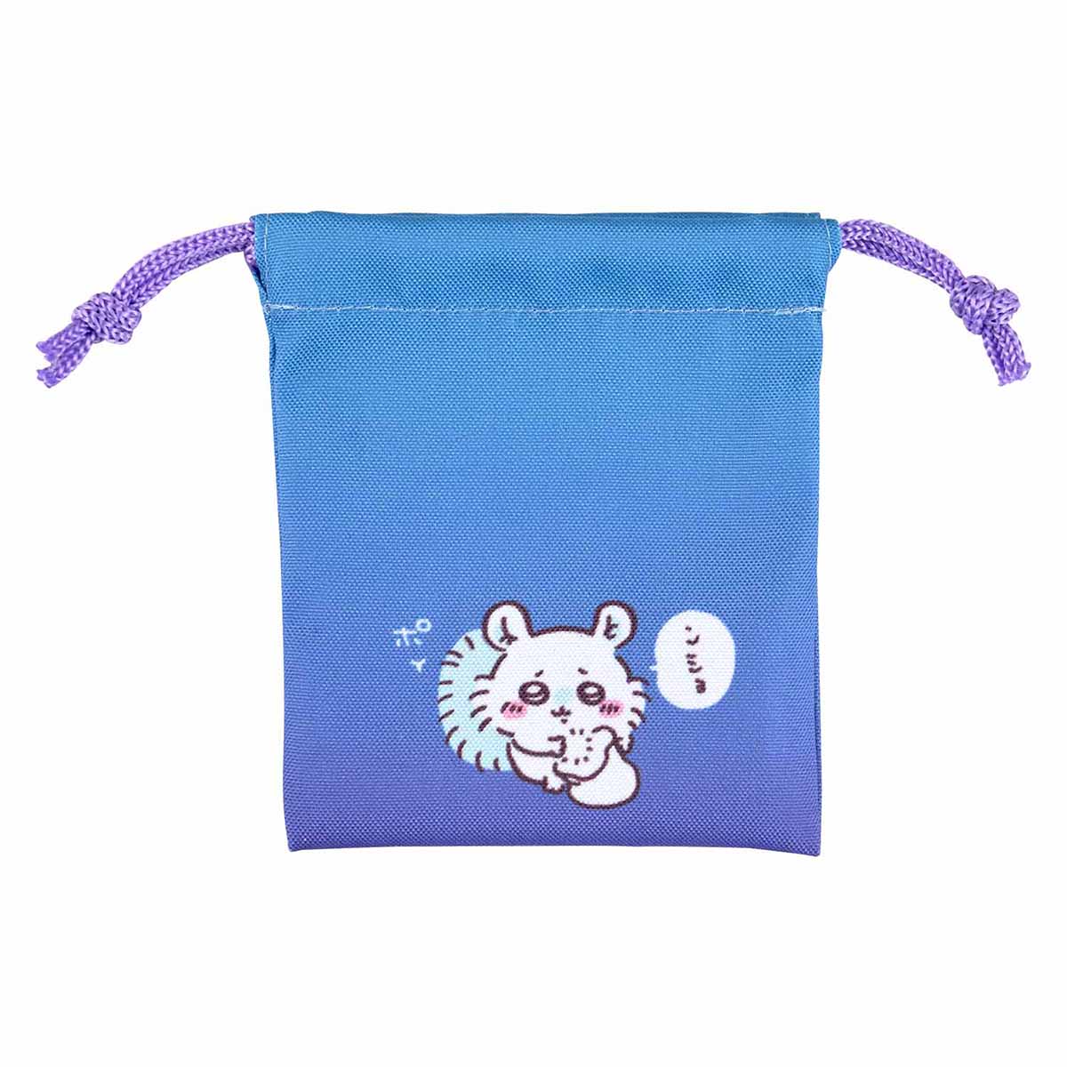 Chiikawa Excited to Go Out! Convenient 2-Piece Mini Drawstring Bag Set (Chiikawa & Momonga)