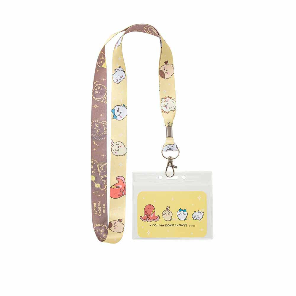 Chiikawa Excited to Go Out! Neck Strap (Where Are We Going Today?)