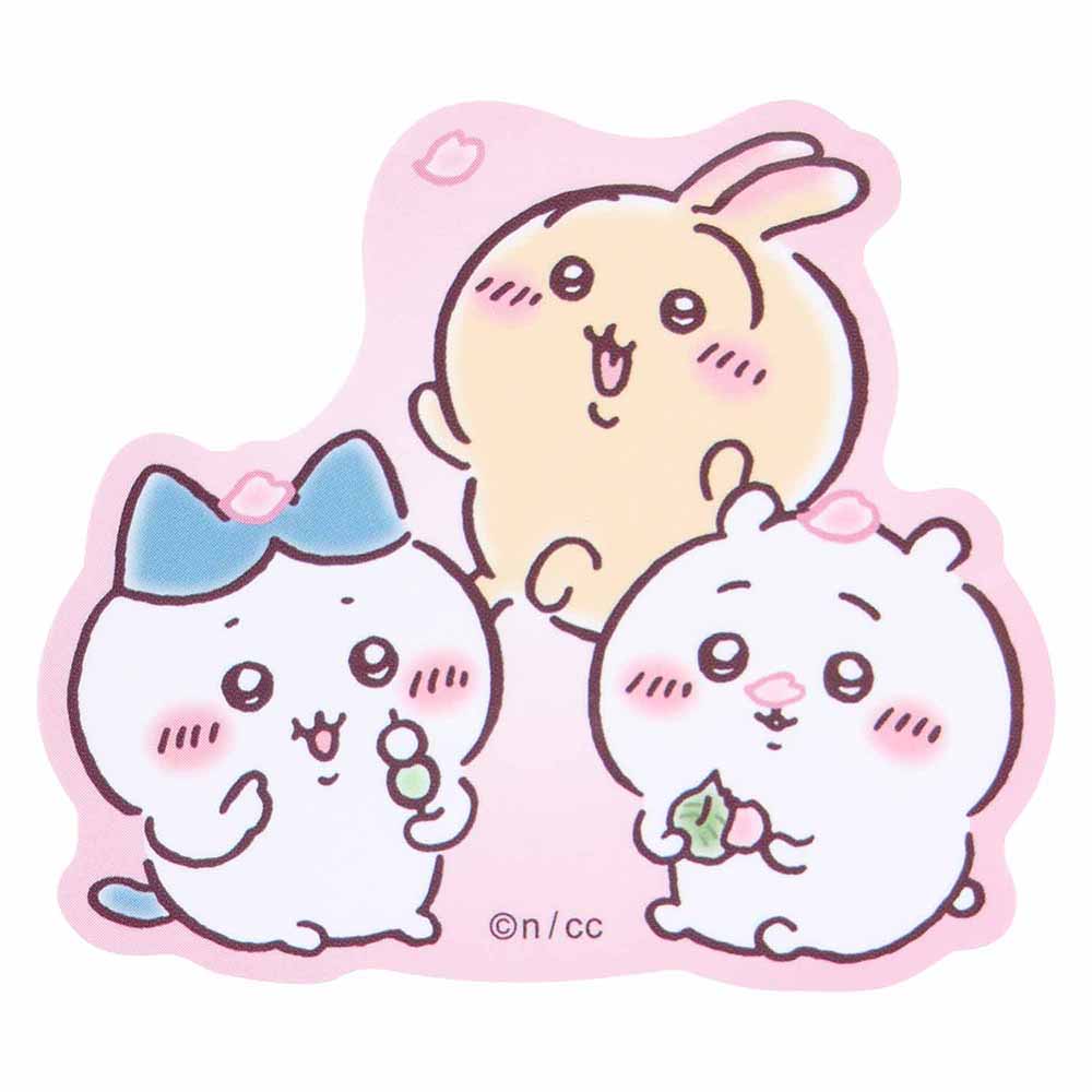 ちいかわ お出かけ楽しみ！な スマホに貼れるサイズのステッカー（お花見）