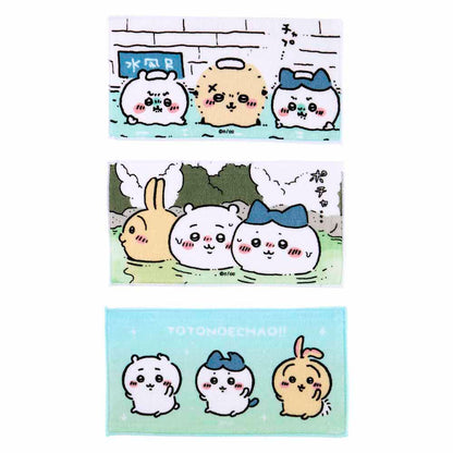 ちいかわ お出かけ楽しみ！な 3枚セットタオル（TOTONOECHAO！！）