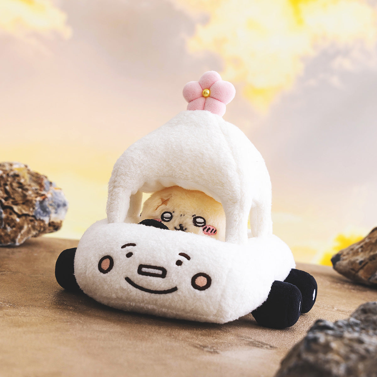 [Pre-order] Chiikawa "Toko Toko Toko" Rakko's Drive Plush Set [Expected Shipping from Mid-January 2024, No Cancellations or Date Requests, Not Eligible for Campaigns]