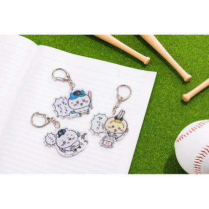 吉伊卡哇/鷹隊 全息丙烯鑰匙圈（八割）