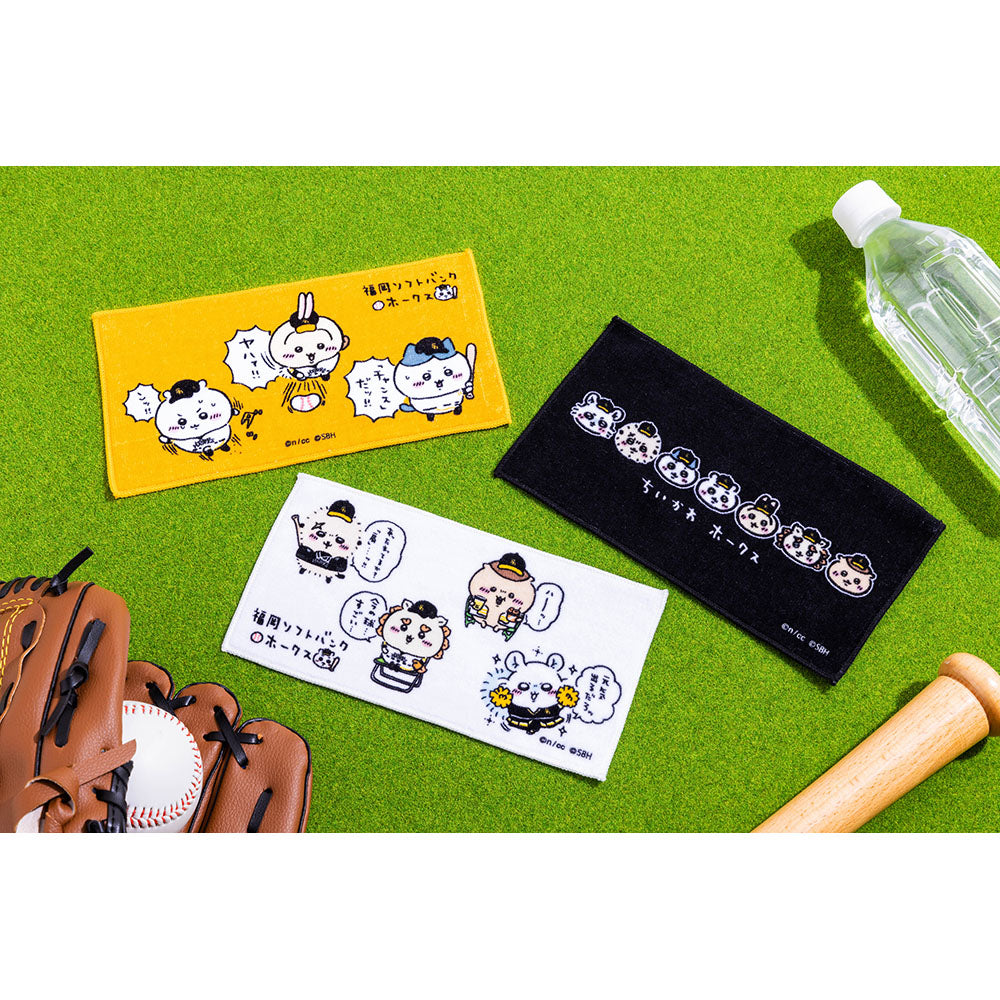 ちいかわ/ホークス 3枚セットタオル