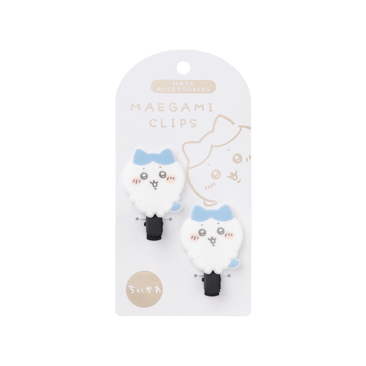 Chiikawa Flocked Fringe Clip (Hachiware)