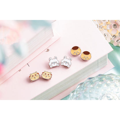 ちいかわ マグネットピアス 3種セット（モモンガ・シーサー・くりまんじゅう）